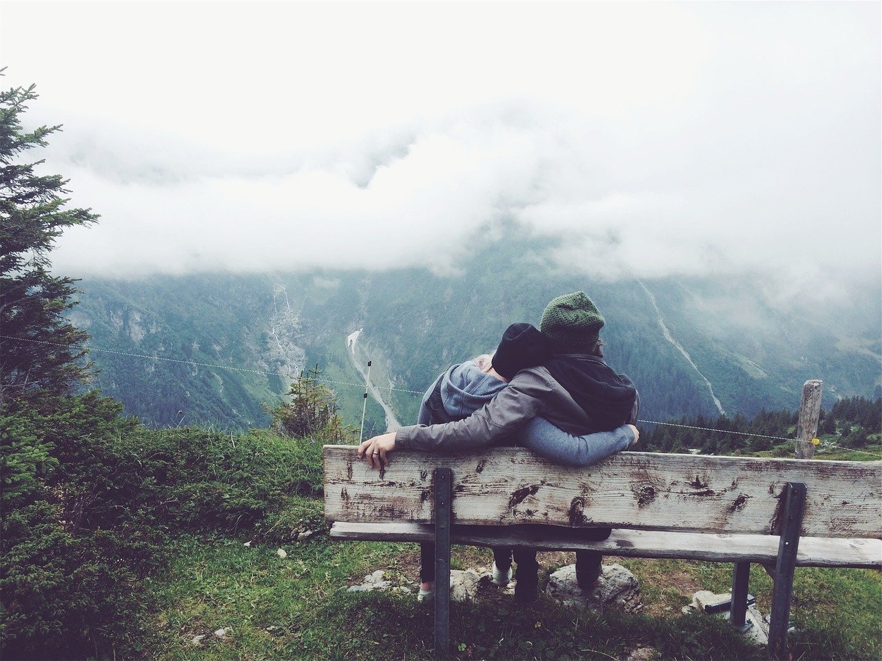 Couple Sitting Together