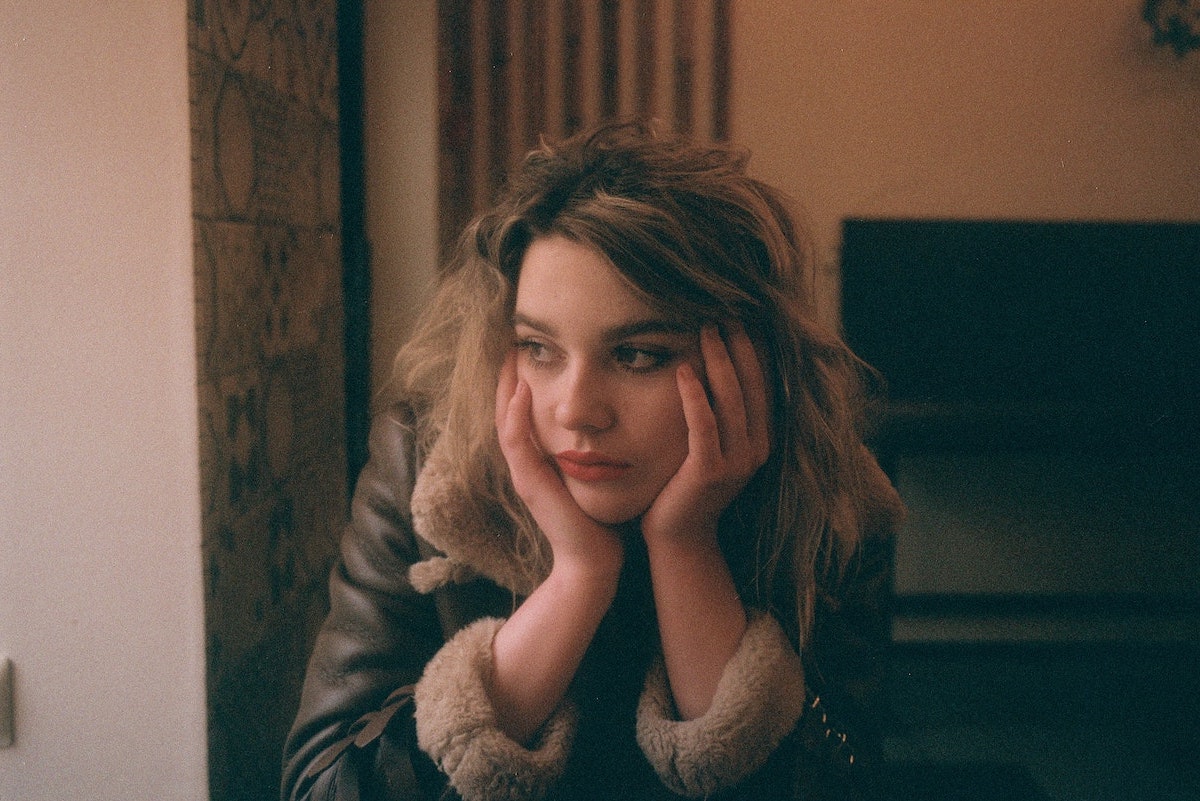 Young woman feeling sad when nothing makes you satisfied.