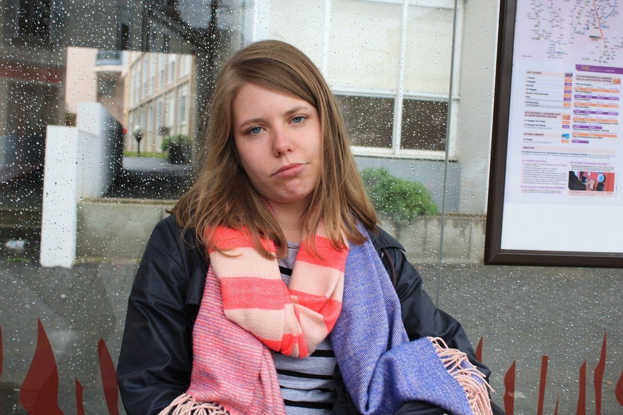 Sad young woman
